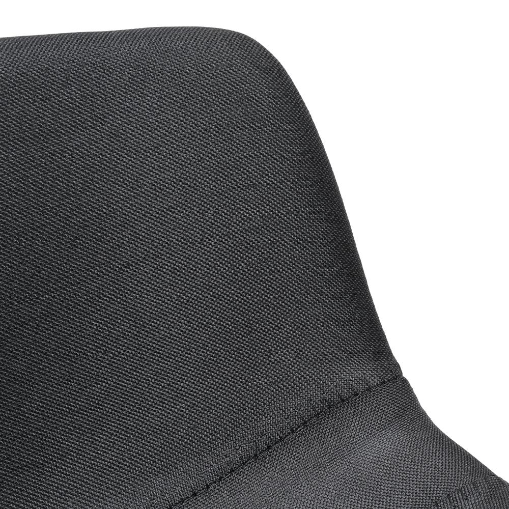 Set Of 2 - Duke 65cm Fabric Bar Stool - Black