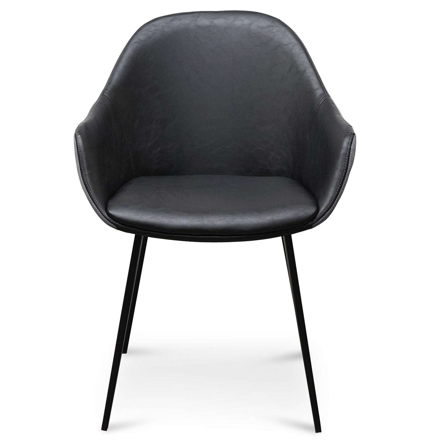 Ex Display - Cody Dining Chair - Antique Black and Charcoal Velvet