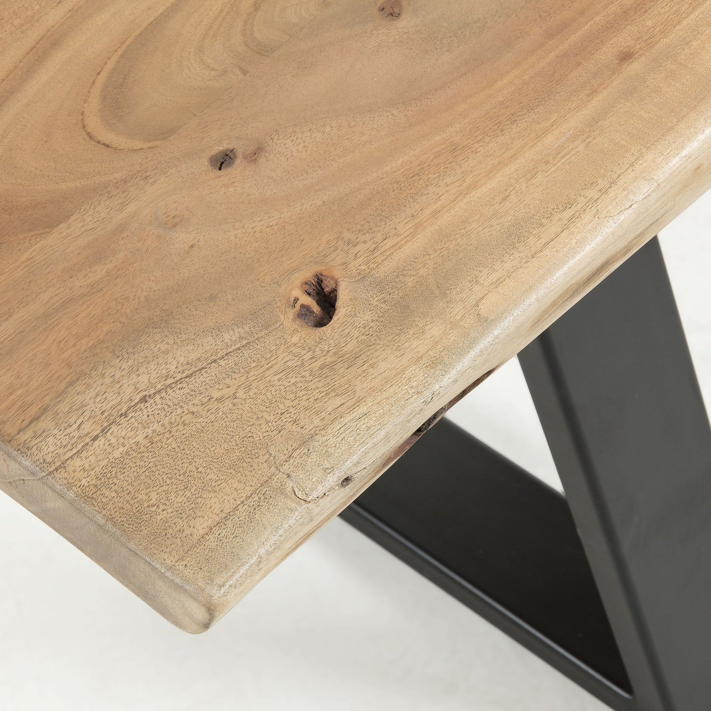 Sono Solid Wattle Timber Bench Seat - Natural