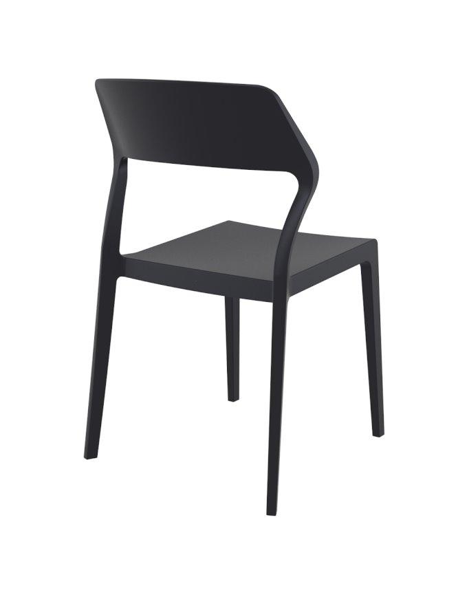 Specter Indoor / Outdoor Dining Chair - Black
