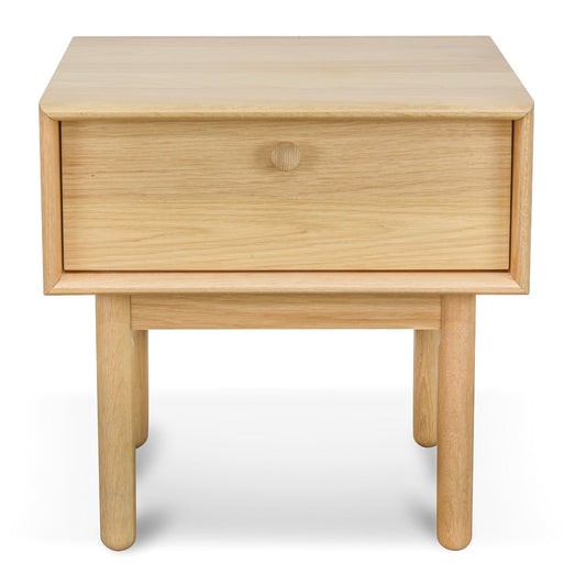 CST370-VN Lamp Side Table with Drawer - Natural