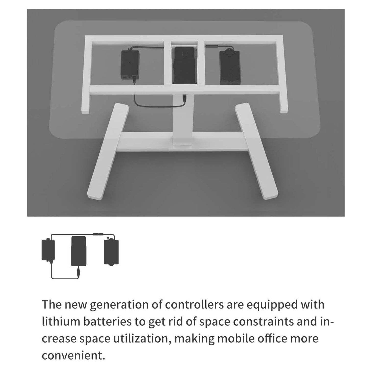 Modern Hotspot Mobile Sit to Stand Electric Office Desk