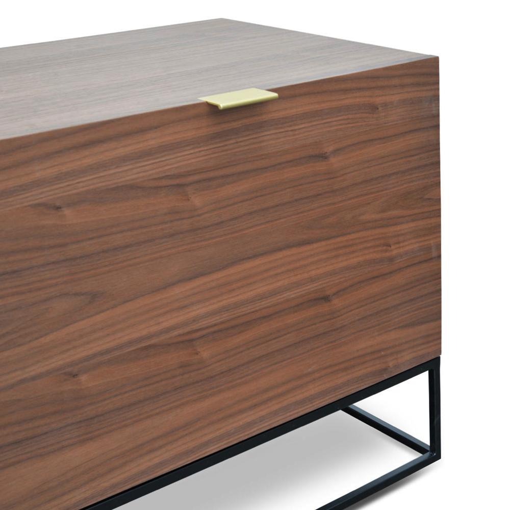 180cm Entertainment TV Unit - Walnut