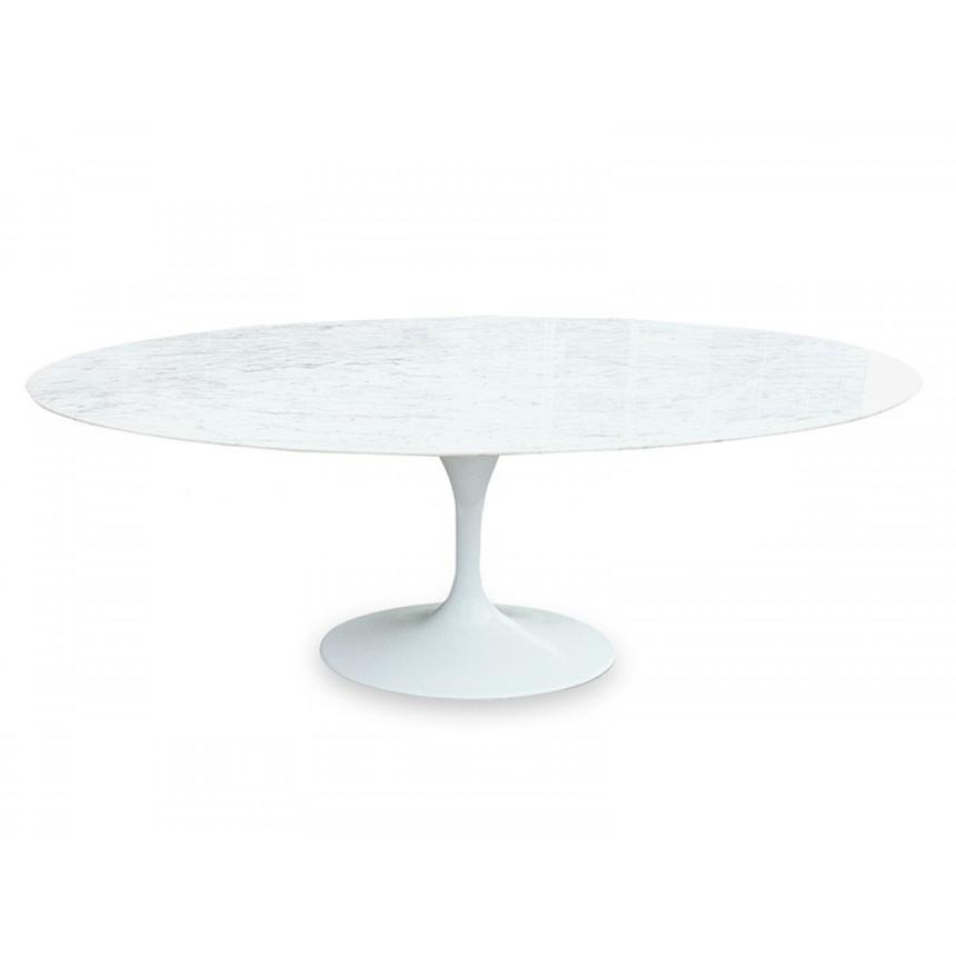 Oval 2m Marble Dining Table