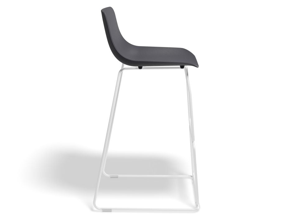 Umbria Stool - White - Grey Shell