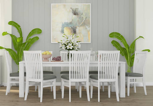 Francia Table with 8 Dining Chairs