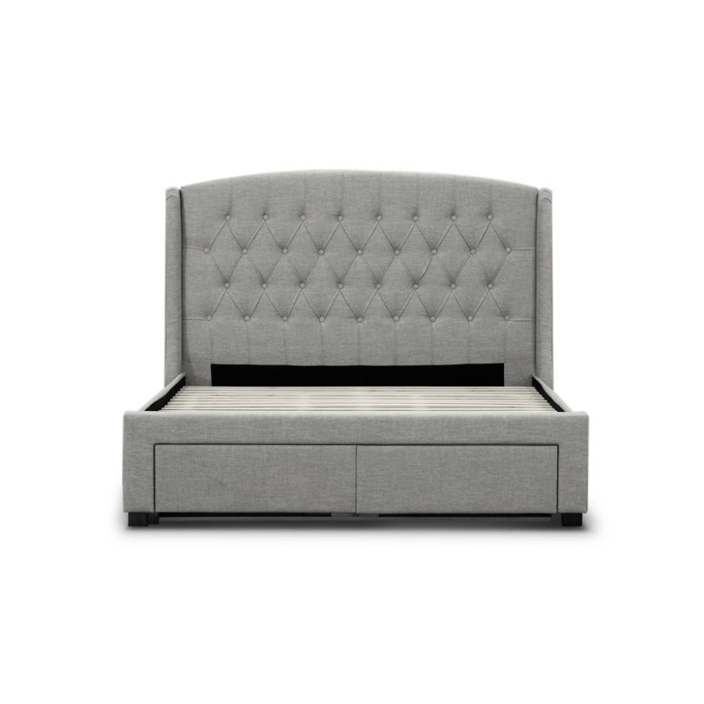 Arvid King Bed with Drawers