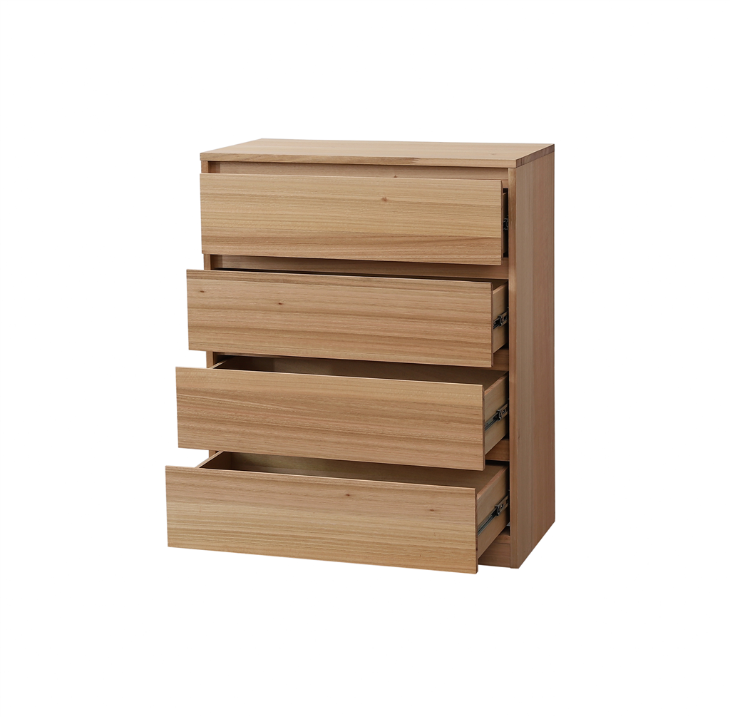 Brayden Drawer Messmate Timber Tallboy - Natural