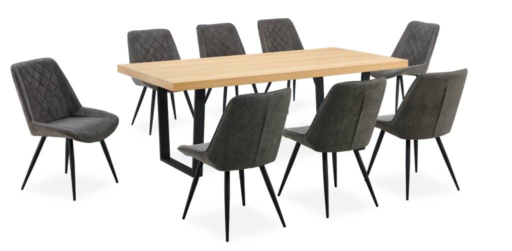 Aeris Large Rectangular Wooden Dining Table