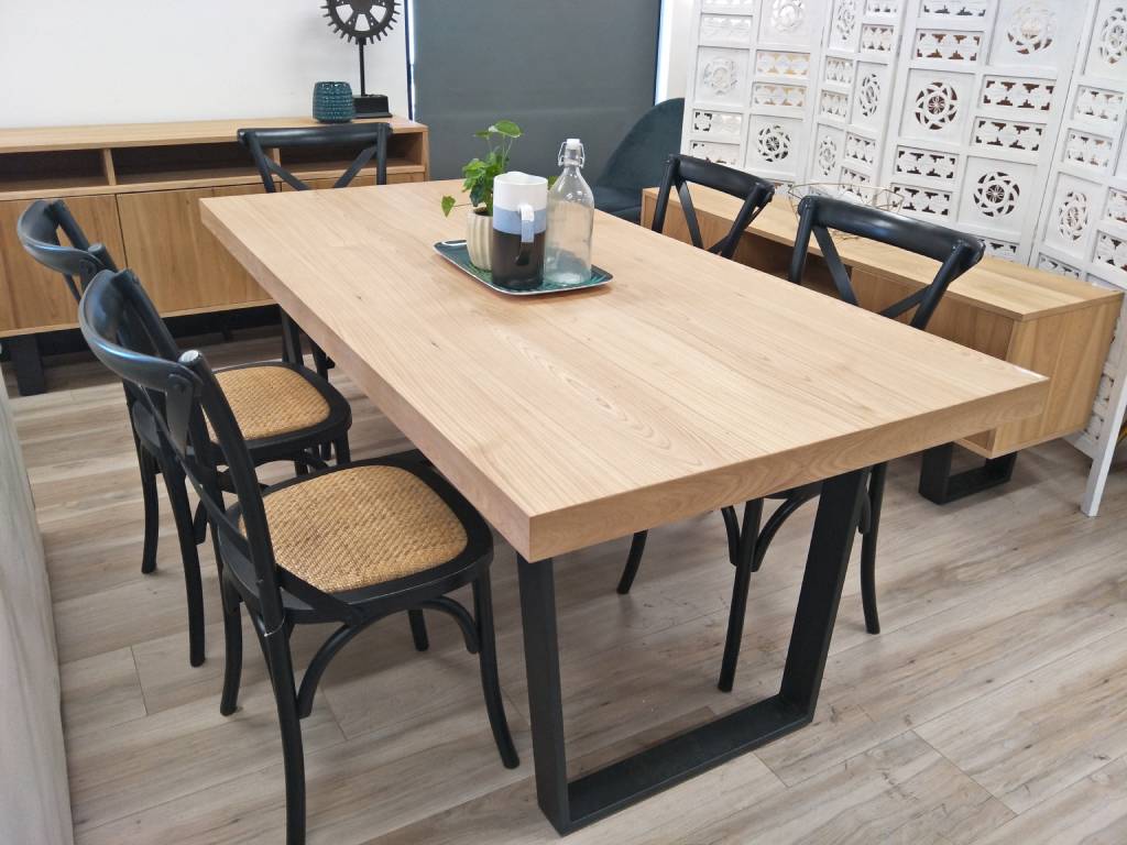 Aeris Large Rectangular Wooden Dining Table