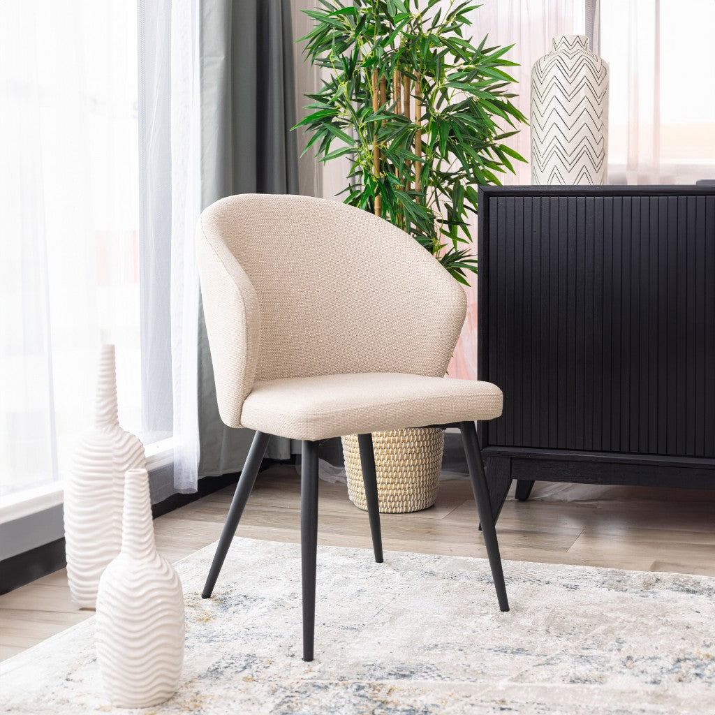 Flick Fabric Cafe Dining Chair