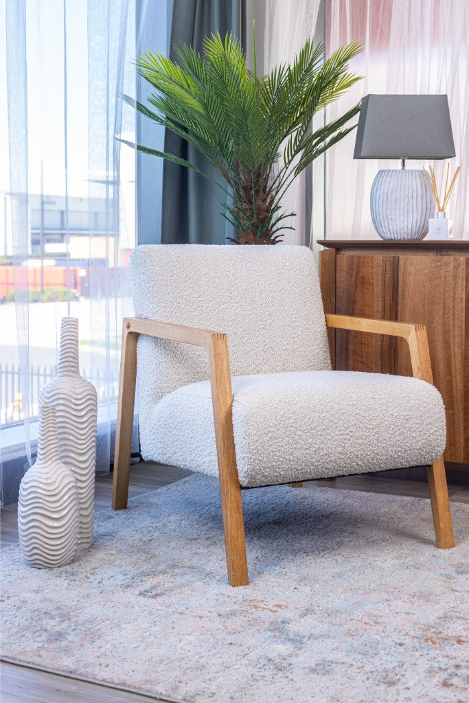 Earl Fabric Armchair - Beige