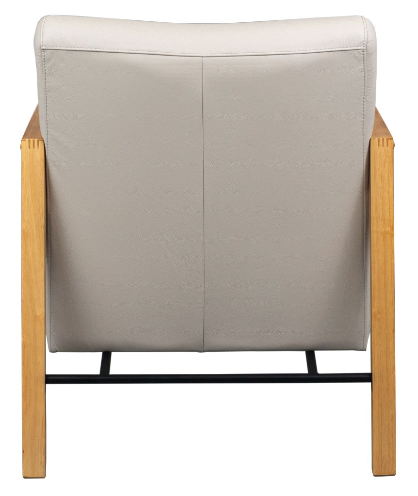 Michonne Leather Armchair - Wheat