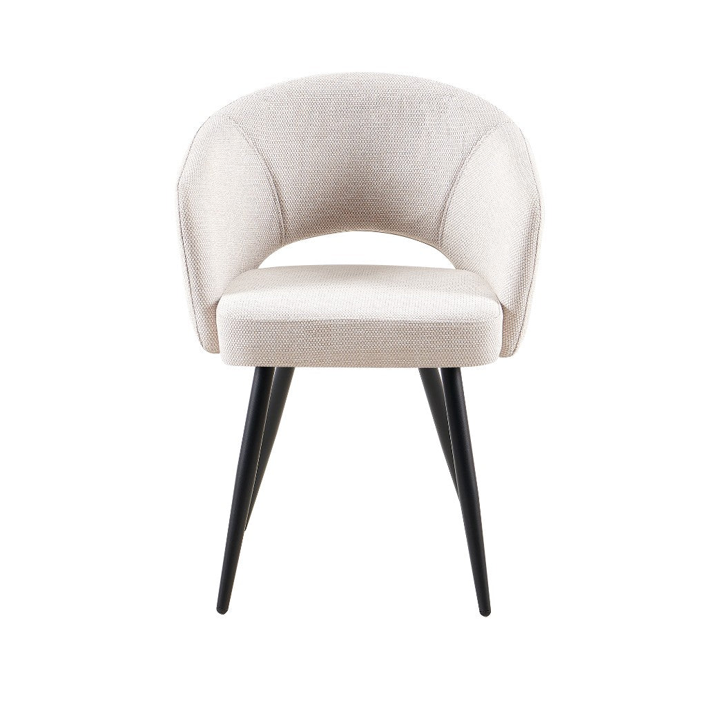 Madelline Fabric Dining Chair - Beige