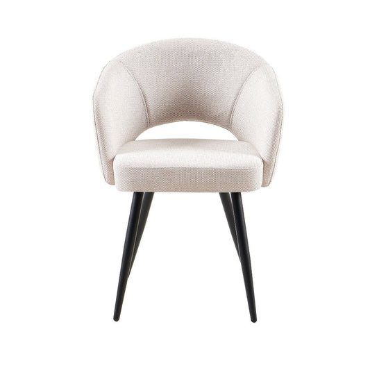 Madelline Fabric Dining Chair - Beige