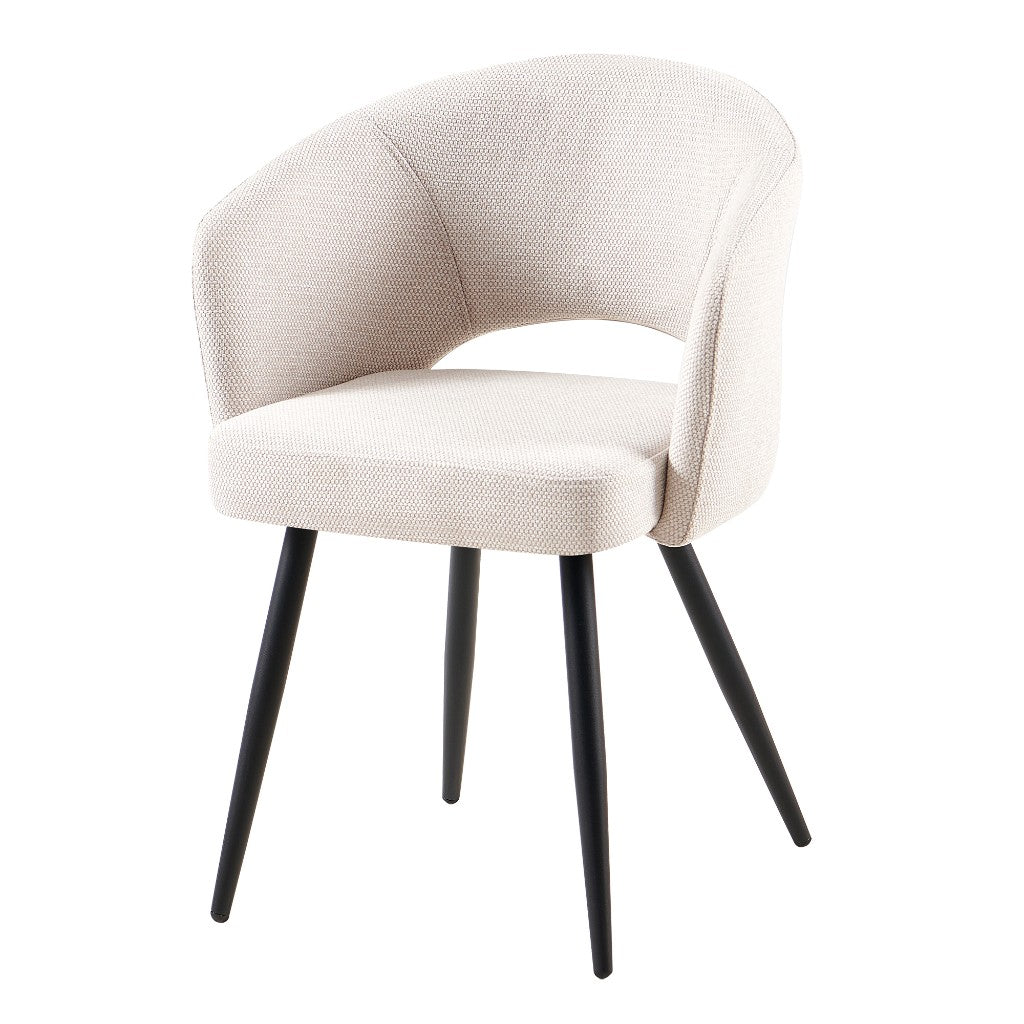 Madelline Fabric Dining Chair - Beige