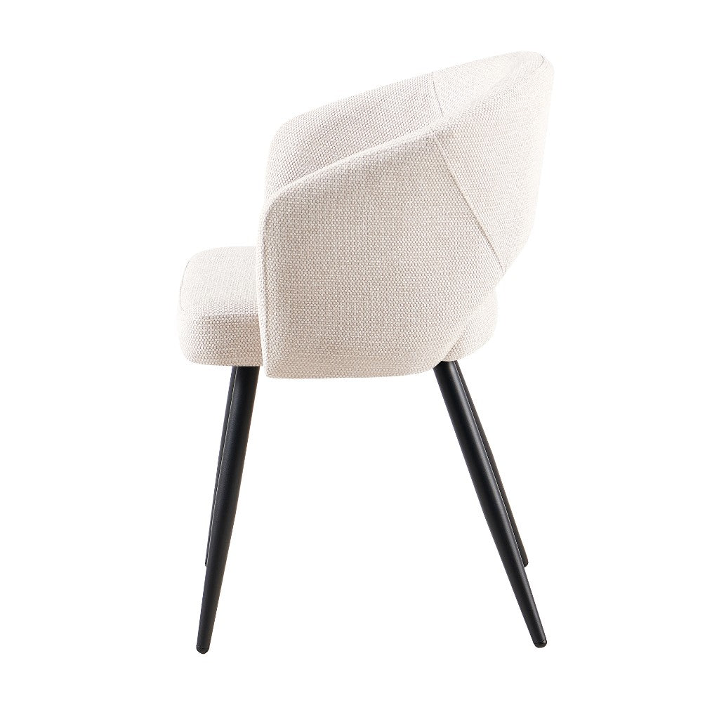 Madelline Fabric Dining Chair - Beige