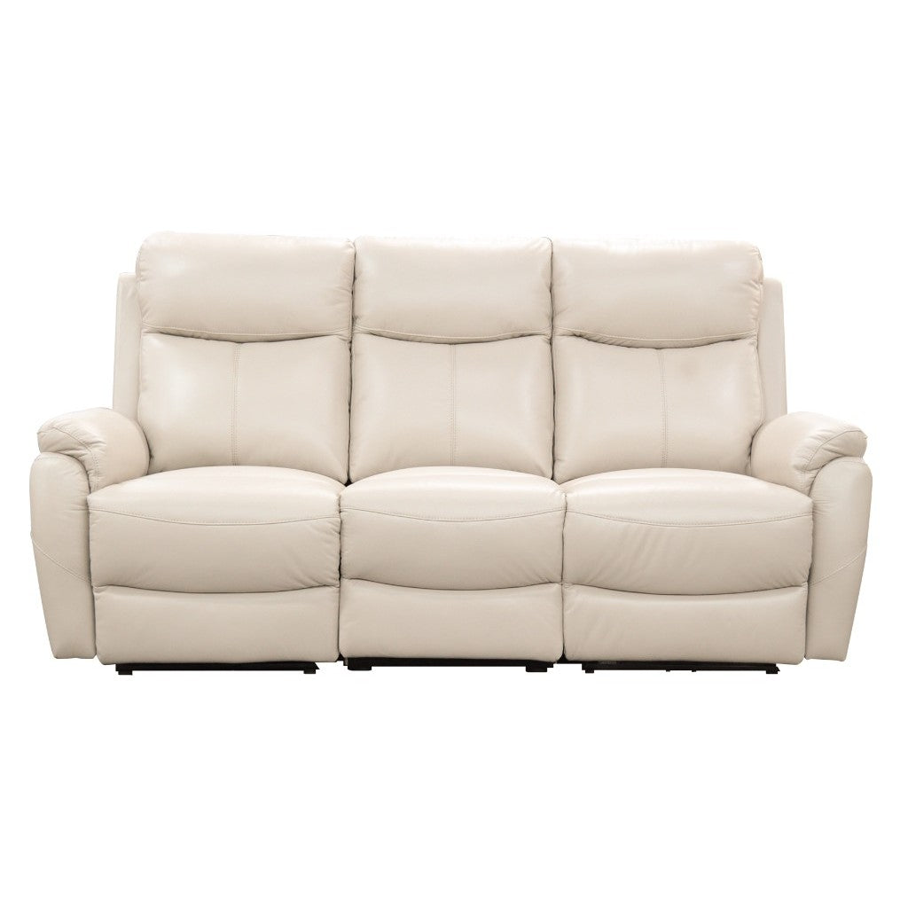 Enzo Leather Electric Recliner Lounge Set - Silver
