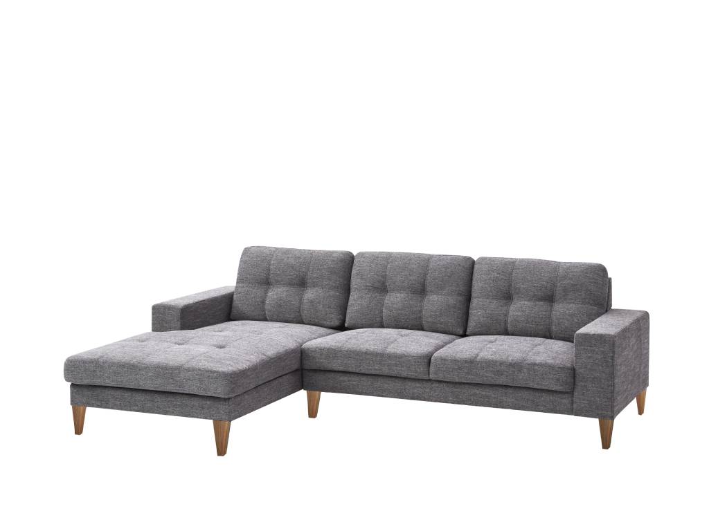 Vanja 2 Seater Fabric Sofa with Chaise