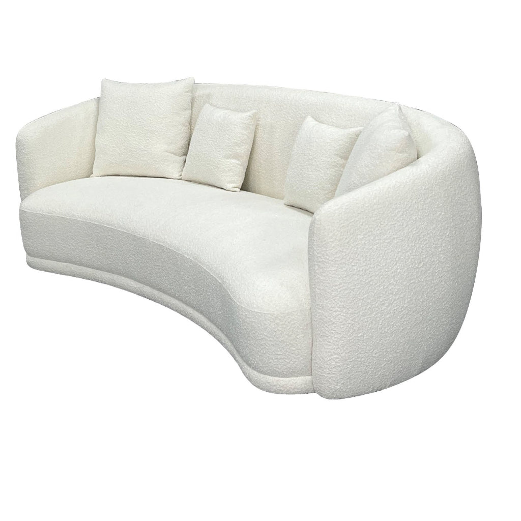 Annika Boucle Fabric Sofa