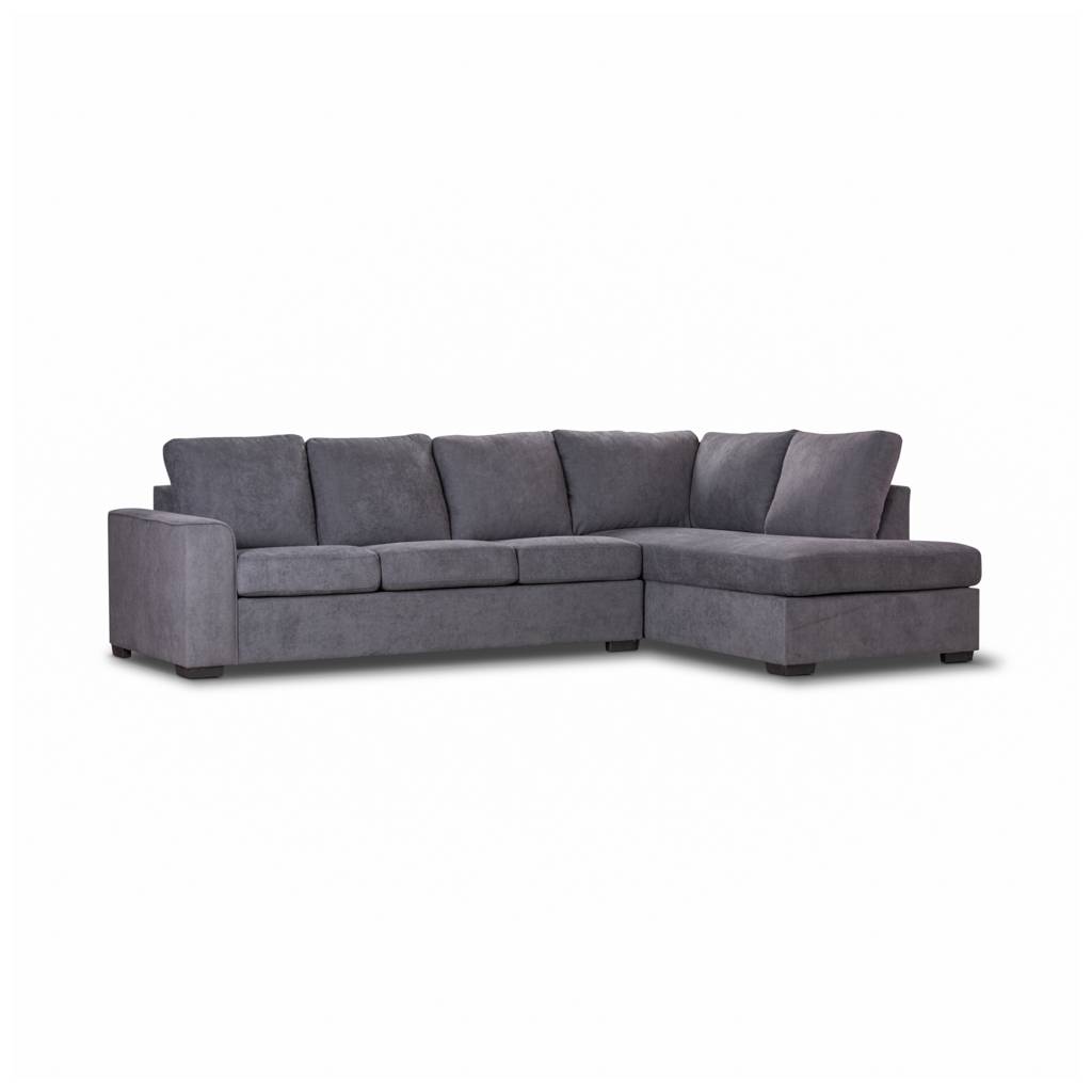 Kristie 3 Seater Fixed Fabric Sofa with Chaise