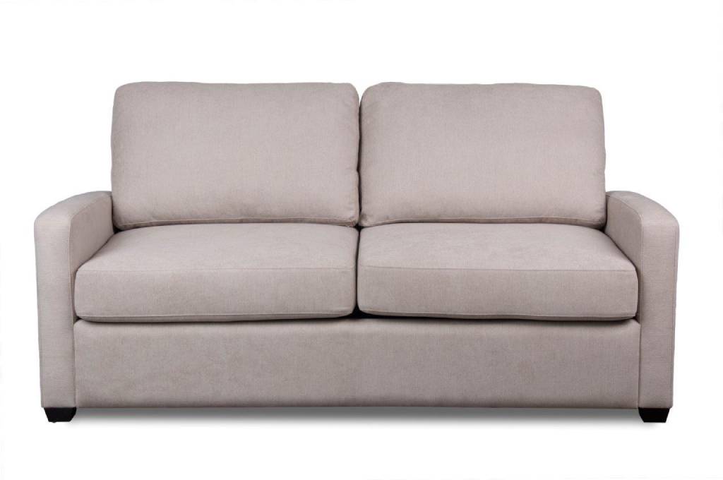 Zoe 2 Seater Double Sofa Bed with Mattress - Taupe