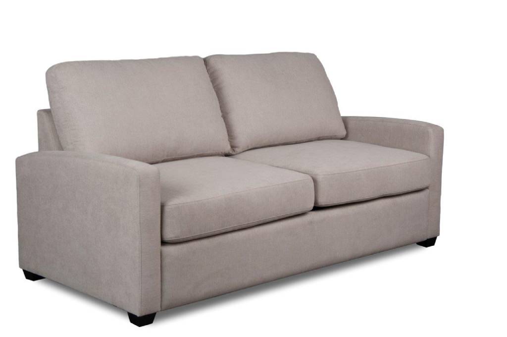 Zoe 2 Seater Double Sofa Bed with Mattress - Taupe