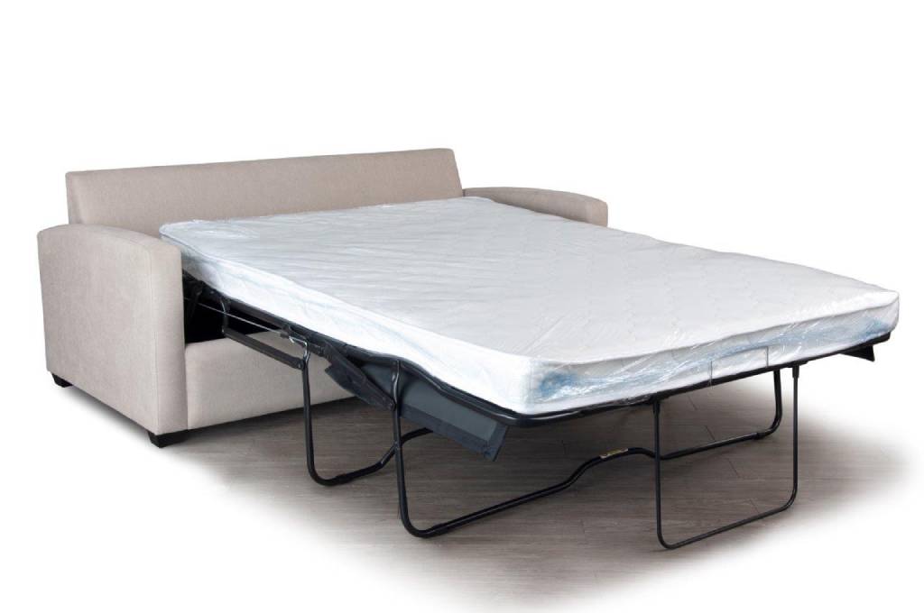 Zoe 2 Seater Double Sofa Bed with Mattress - Taupe