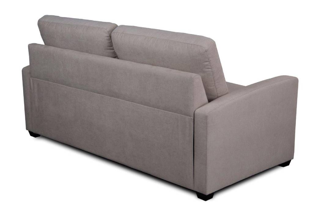 Zoe 2 Seater Double Sofa Bed with Mattress - Taupe