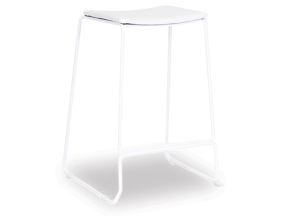 Ardent Stool with Pad - Steel Frame