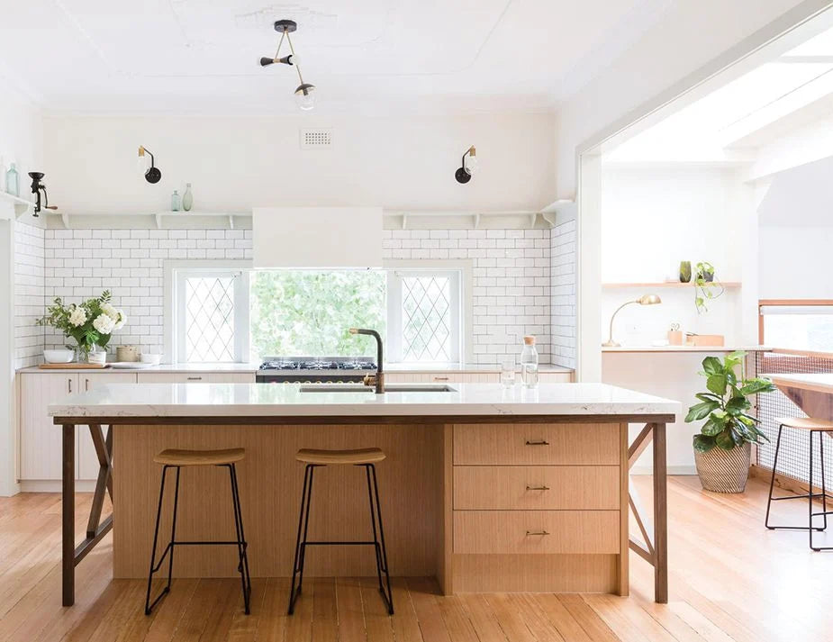 Winnie Stool - Italian Black Leather