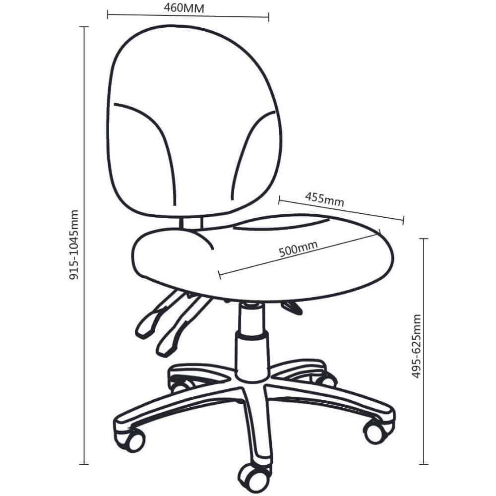 Lincoln Task Chair - Black