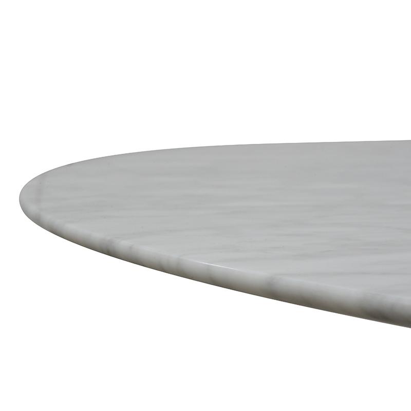 Zodiac 1.15m Round Marble Dining Table - Natural