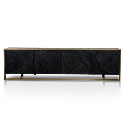 2.2m Entertainment TV Unit - Golden