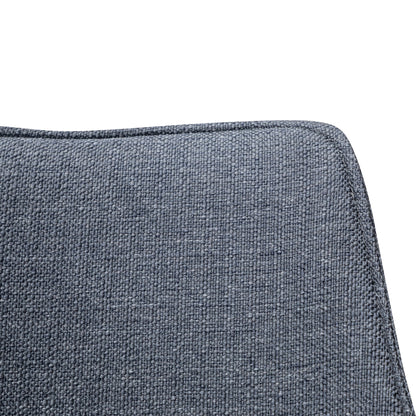 Ex Display - Nola Fabric Dining Chair - Charcoal Grey