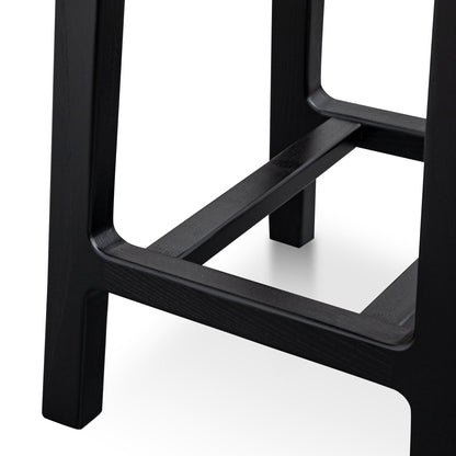 Wooden Bar Stool - Black