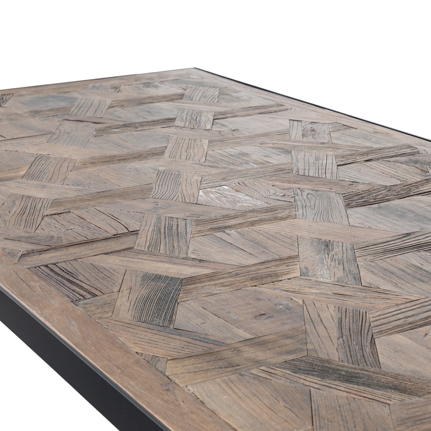 Clara 2.36m Wooden Dining Table - Dark Natural - Last One