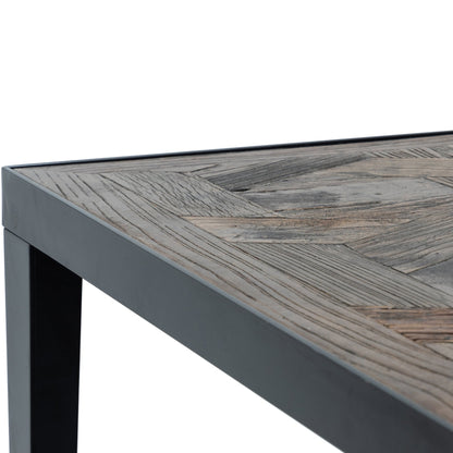 Clara 2.36m Wooden Dining Table - Dark Natural - Last One