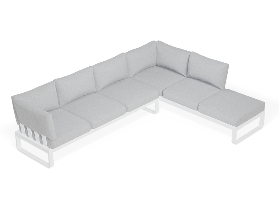 Fino With Arm & Backrest Outdoor Modular Sofa