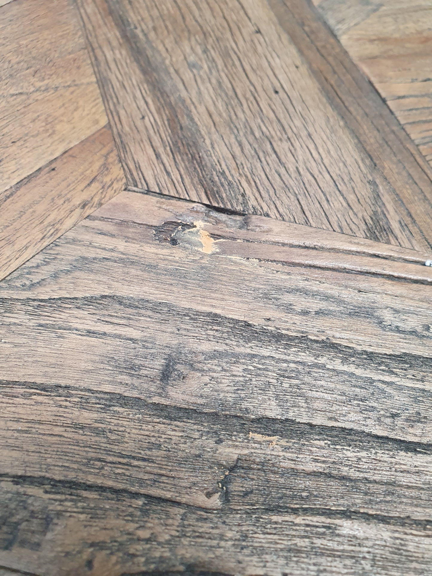 Clara 2.36m Wooden Dining Table - Dark Natural - Last One