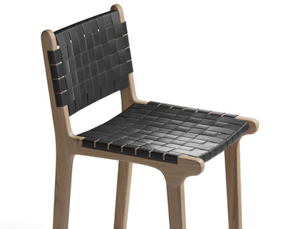 Brooklyn Bar Stool - Natural Frame