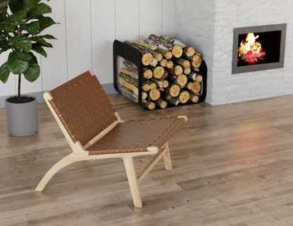 Brooklyn Lounge Chair - Natural Frame