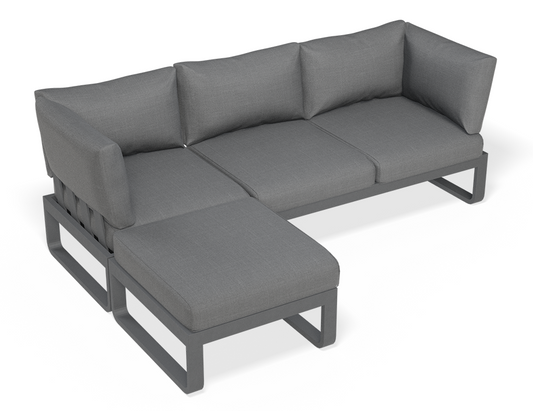 Fino 3- Seater With Ottoman Outdoor Modular Sofa