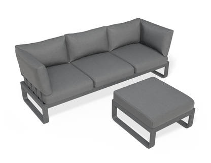 Fino 3- Seater With Ottoman Outdoor Modular Sofa