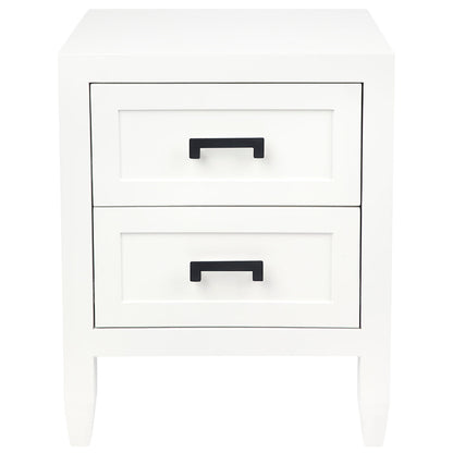 Soloman Bedside Table - Small White