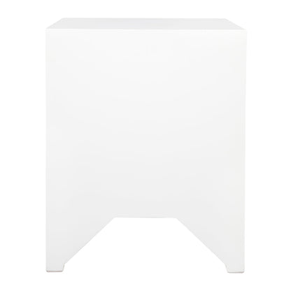 Ariana Bedside Table - Small White