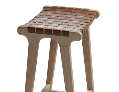 Brooklyn Backless Stool - Natural Frame