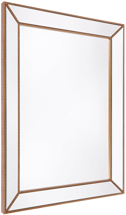 Zeta Wall Mirror - Large Antique Gold
