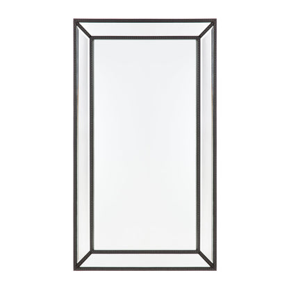 Zeta Wall Mirror - Medium Black