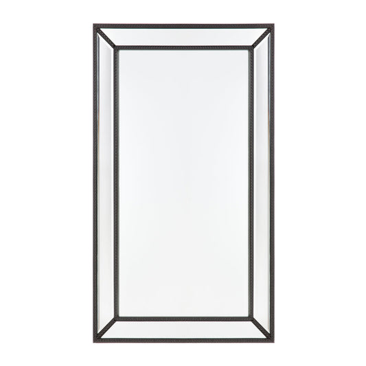 Zeta Wall Mirror - Medium Black